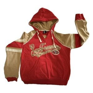 San Francisco 49ers Red and Tan Hoodie
